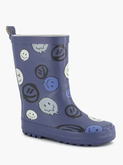 Jongensschoenen|Landrover Blauwe Regenlaars Smiley