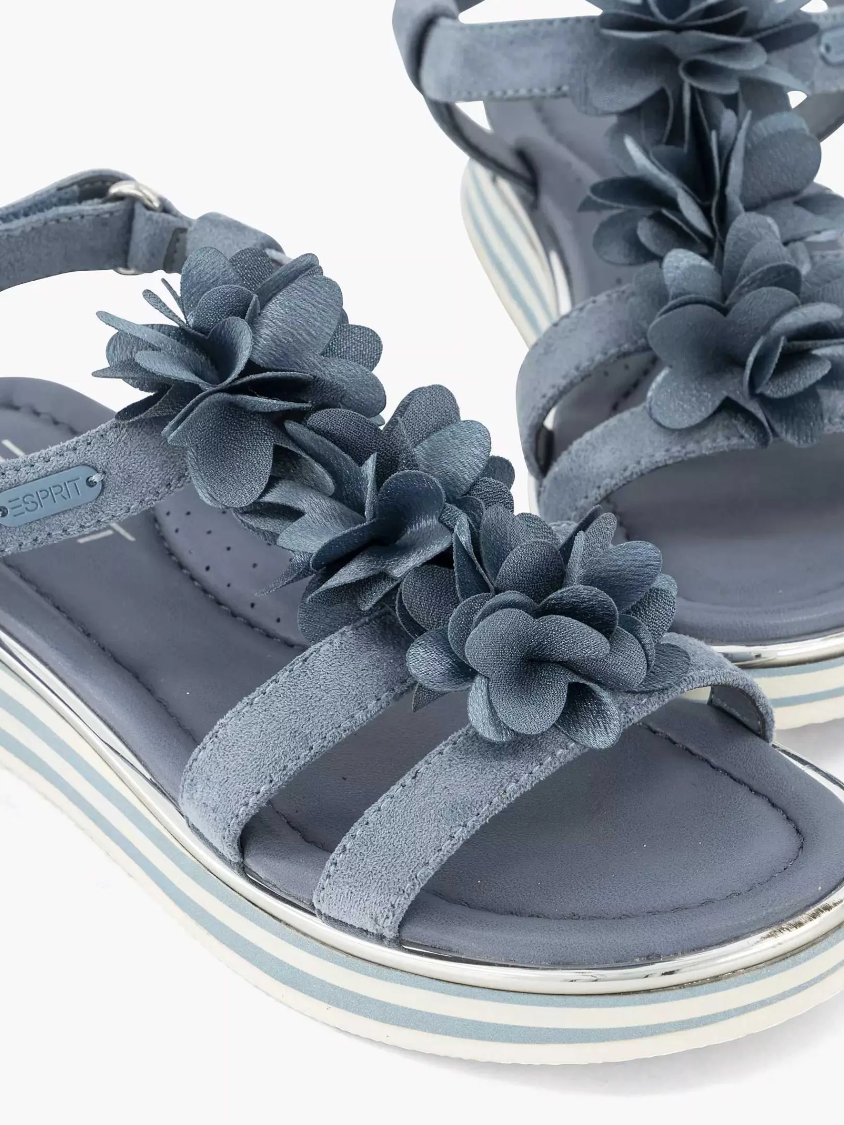 Jongensschoenen|Esprit Blauwe Sandaal Bloemen
