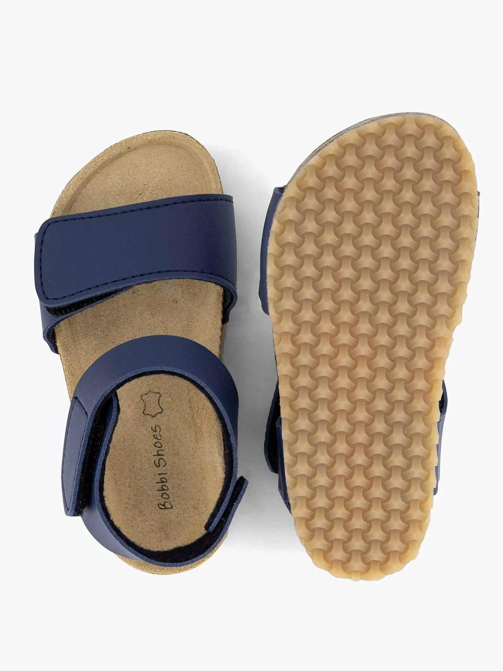 Jongensschoenen|Bobbi-Shoes Blauwe Sandaal Klittenband