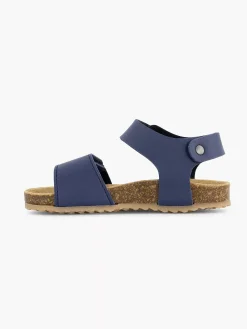 Jongensschoenen|Bobbi-Shoes Blauwe Sandaal Klittenband