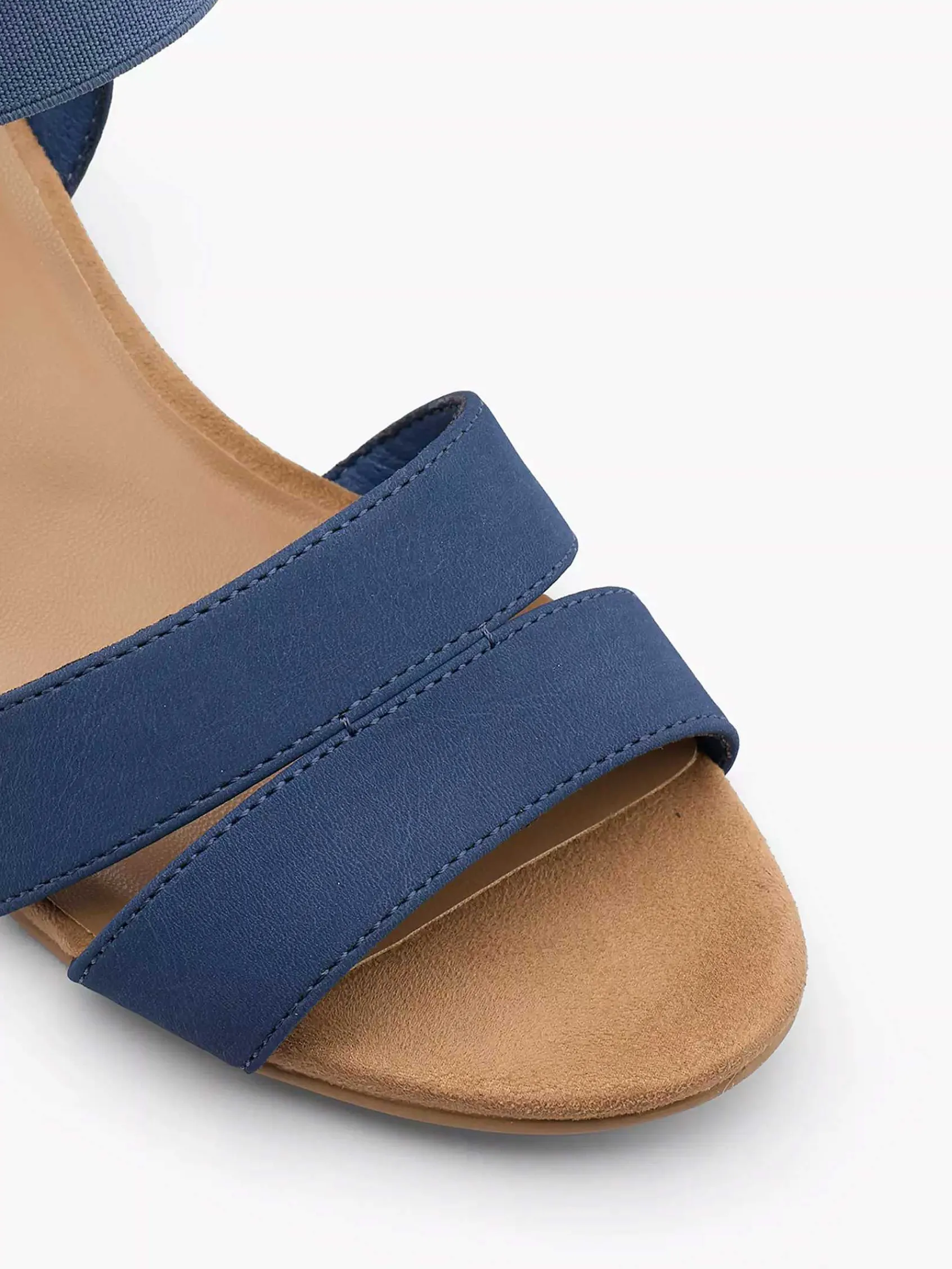 Sandalen|Graceland Blauwe Sandalette