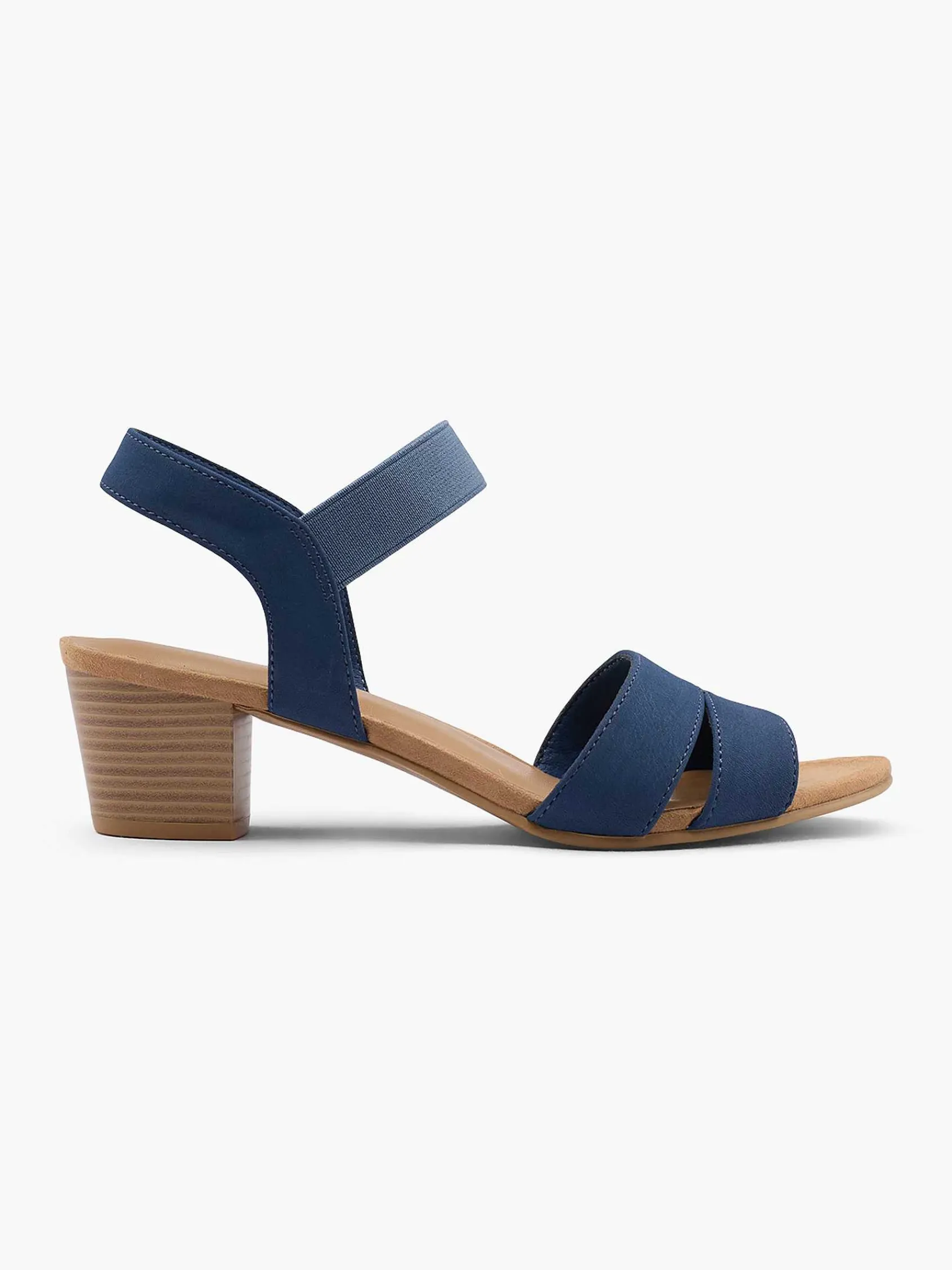 Sandalen|Graceland Blauwe Sandalette