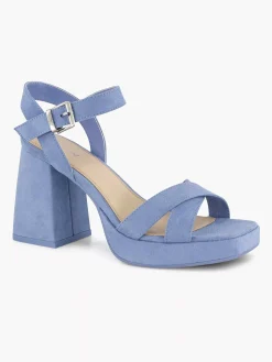 Sandalen|Graceland Blauwe Sandalette