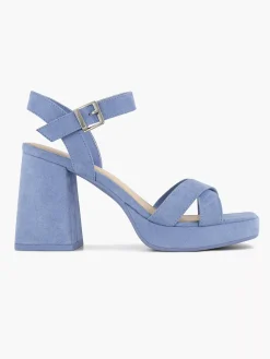 Sandalen|Graceland Blauwe Sandalette