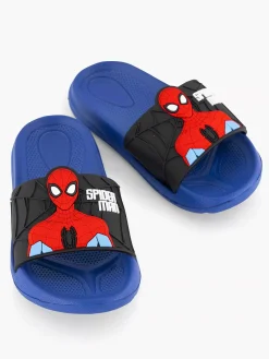 Jongensschoenen|Spiderman Blauwe Slipper