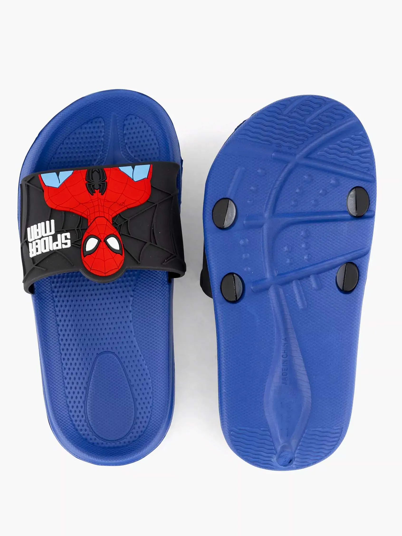 Jongensschoenen|Spiderman Blauwe Slipper
