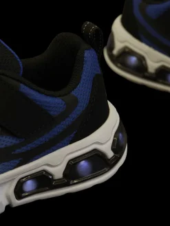 Jongensschoenen|Skechers Blauwe Sneaker Lichtjes