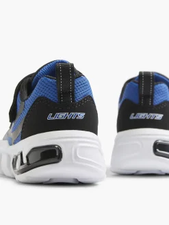 Jongensschoenen|Skechers Blauwe Sneaker Lichtjes