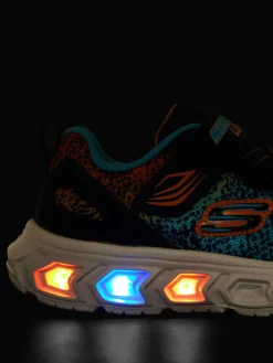 Jongensschoenen|Skechers Blauwe Sneaker Lichtjes