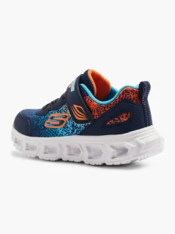 Jongensschoenen|Skechers Blauwe Sneaker Lichtjes