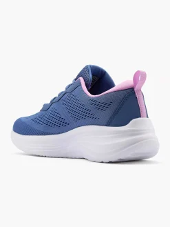 Sneakers|Skechers Blauwe Sneaker Memory Foam