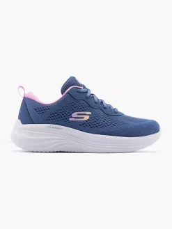 Sneakers|Skechers Blauwe Sneaker Memory Foam