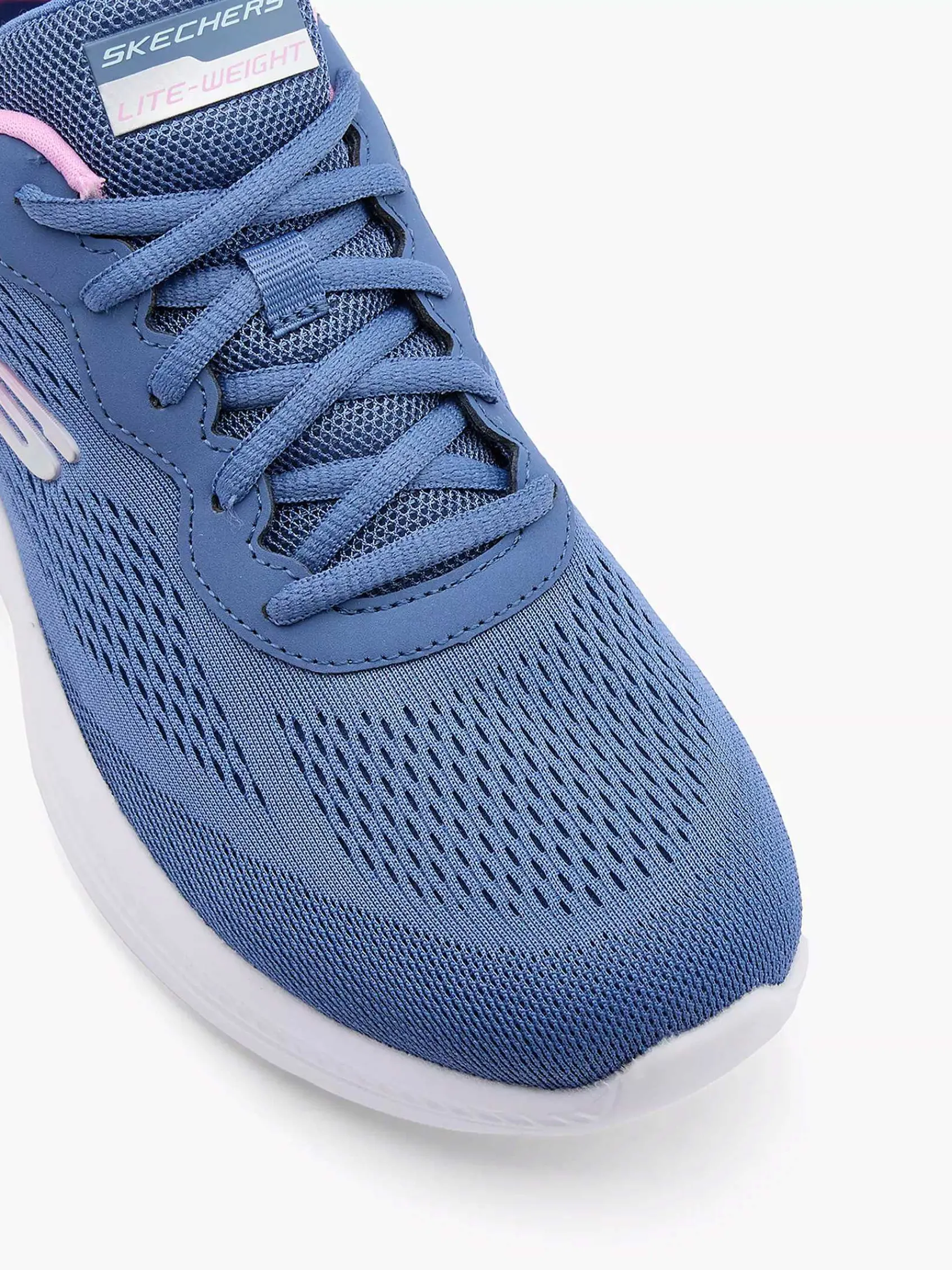 Sneakers|Skechers Blauwe Sneaker Memory Foam