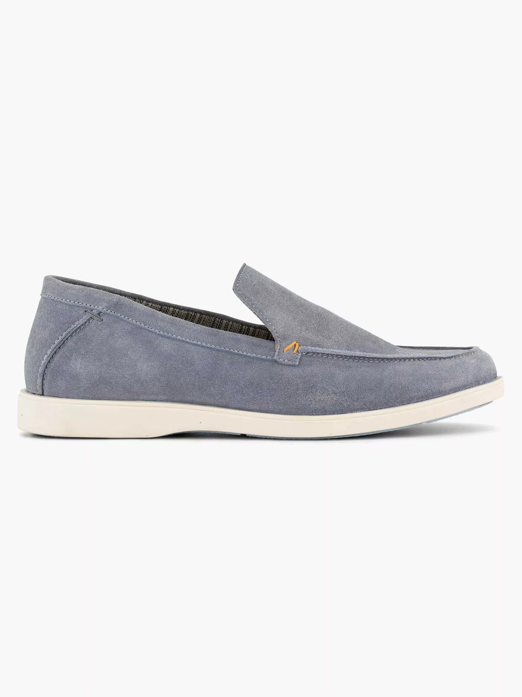 Instappers|Memphis One Blauwe Suede Loafer