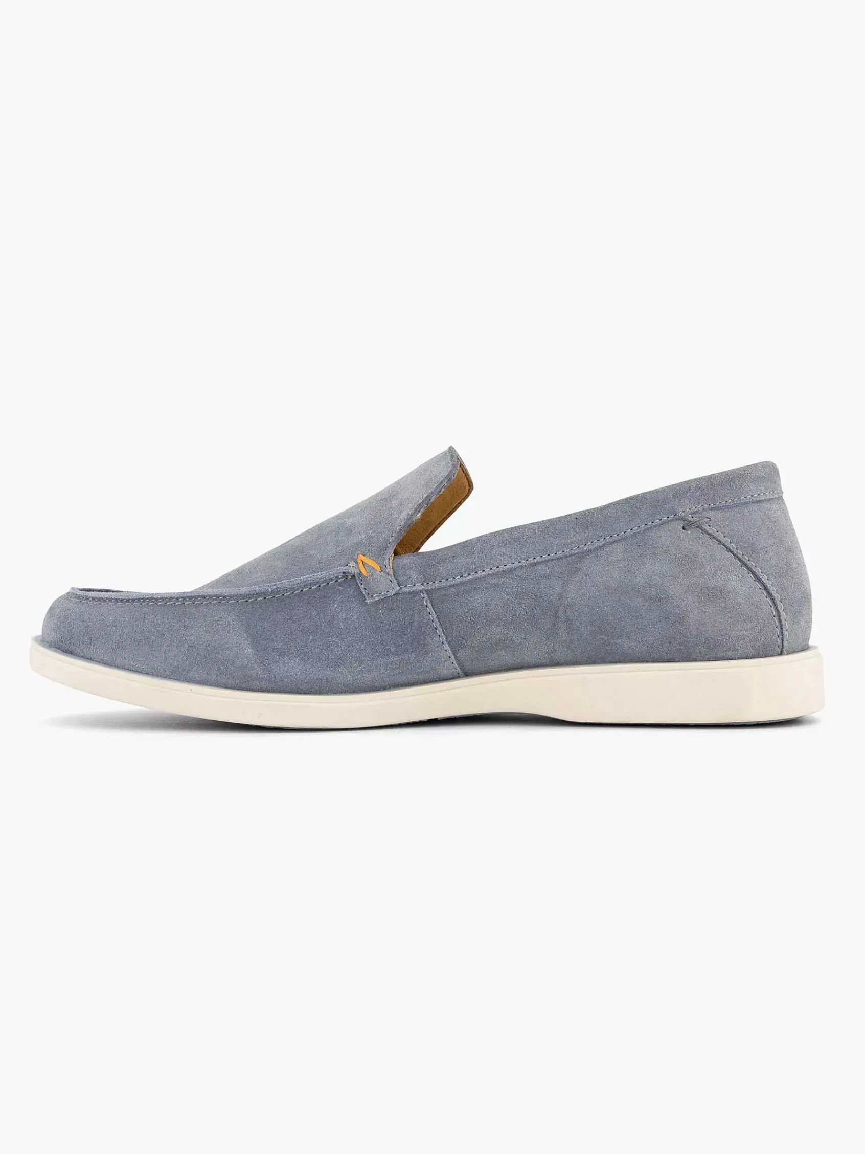 Instappers|Memphis One Blauwe Suede Loafer