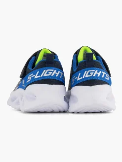Jongensschoenen|Skechers Blauwe Twisty Brights - Novlo