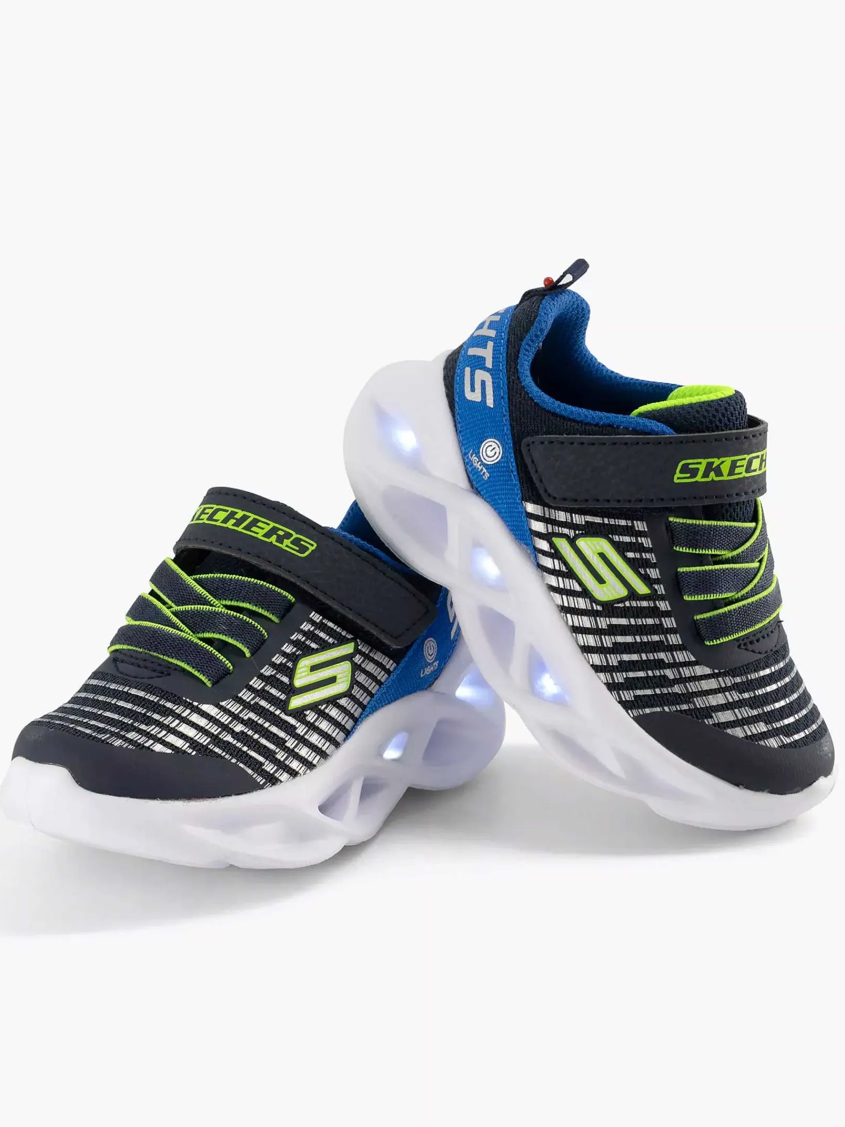Jongensschoenen|Skechers Blauwe Twisty Brights - Novlo