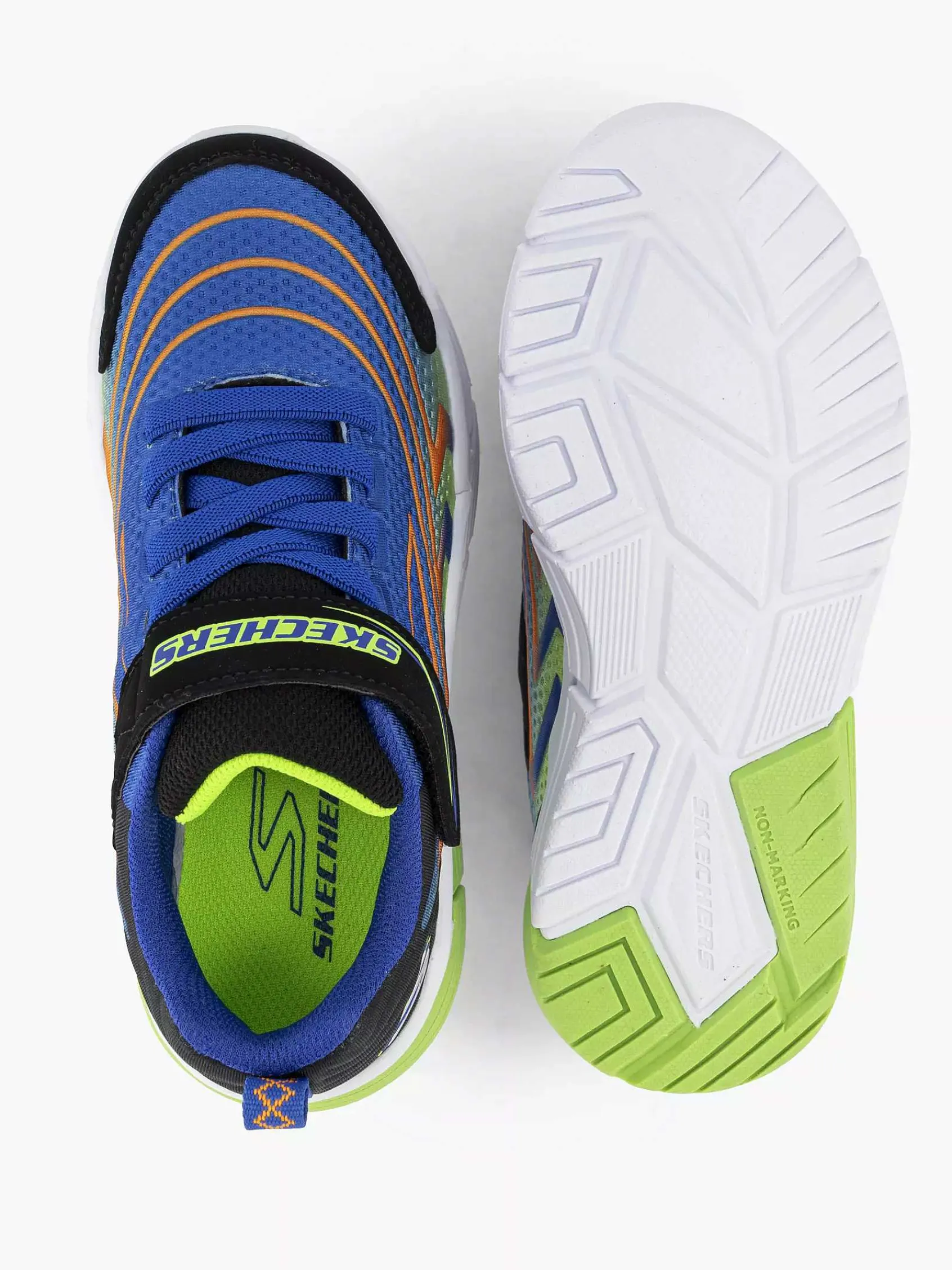 Jongensschoenen|Skechers Blauwe Vector Matrix - Voltonik