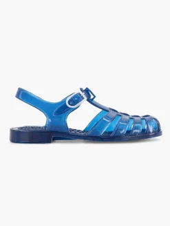 Jongensschoenen|Blue Fin Blauwe Waterschoen Riempje