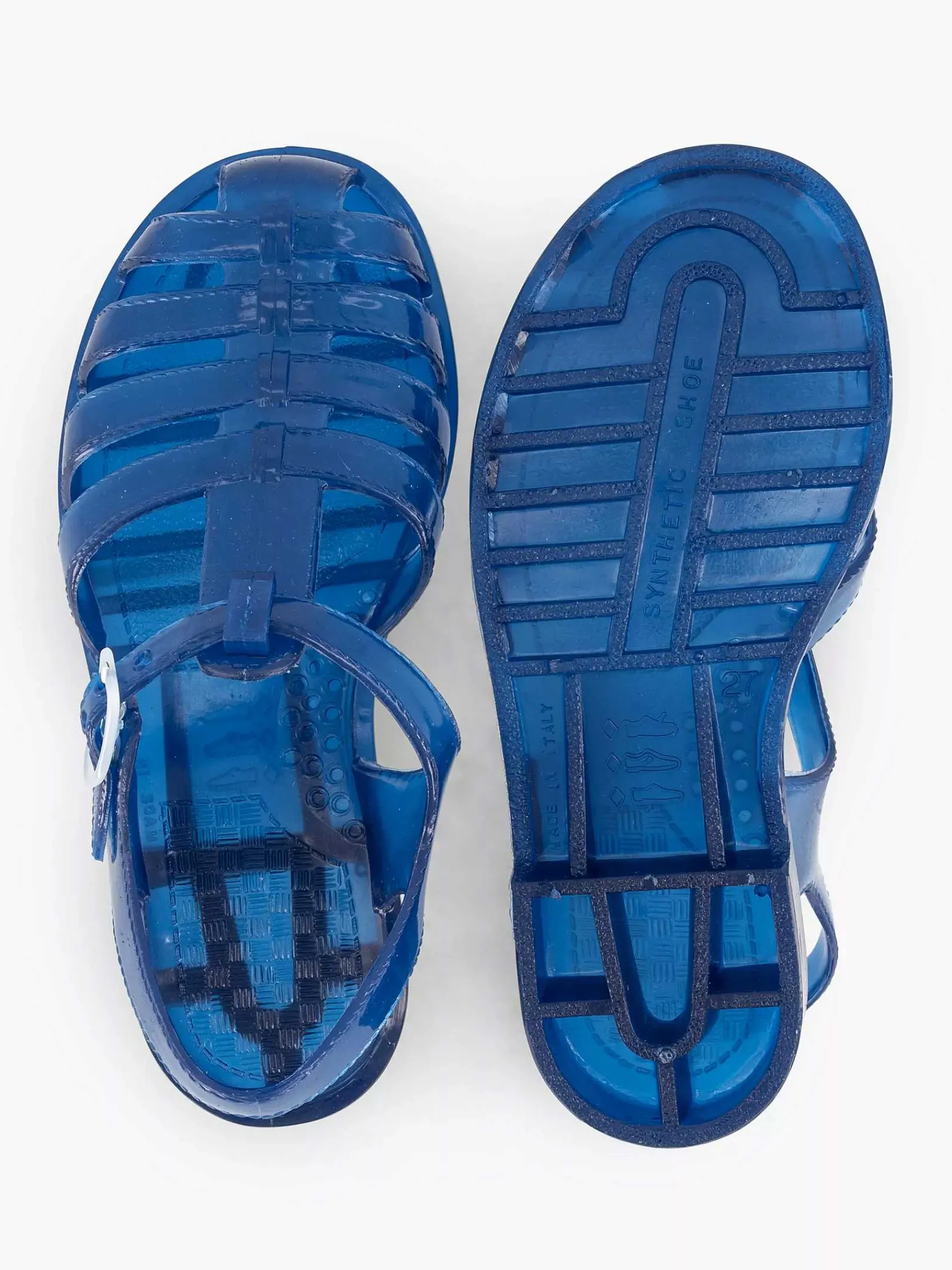 Jongensschoenen|Blue Fin Blauwe Waterschoen Riempje