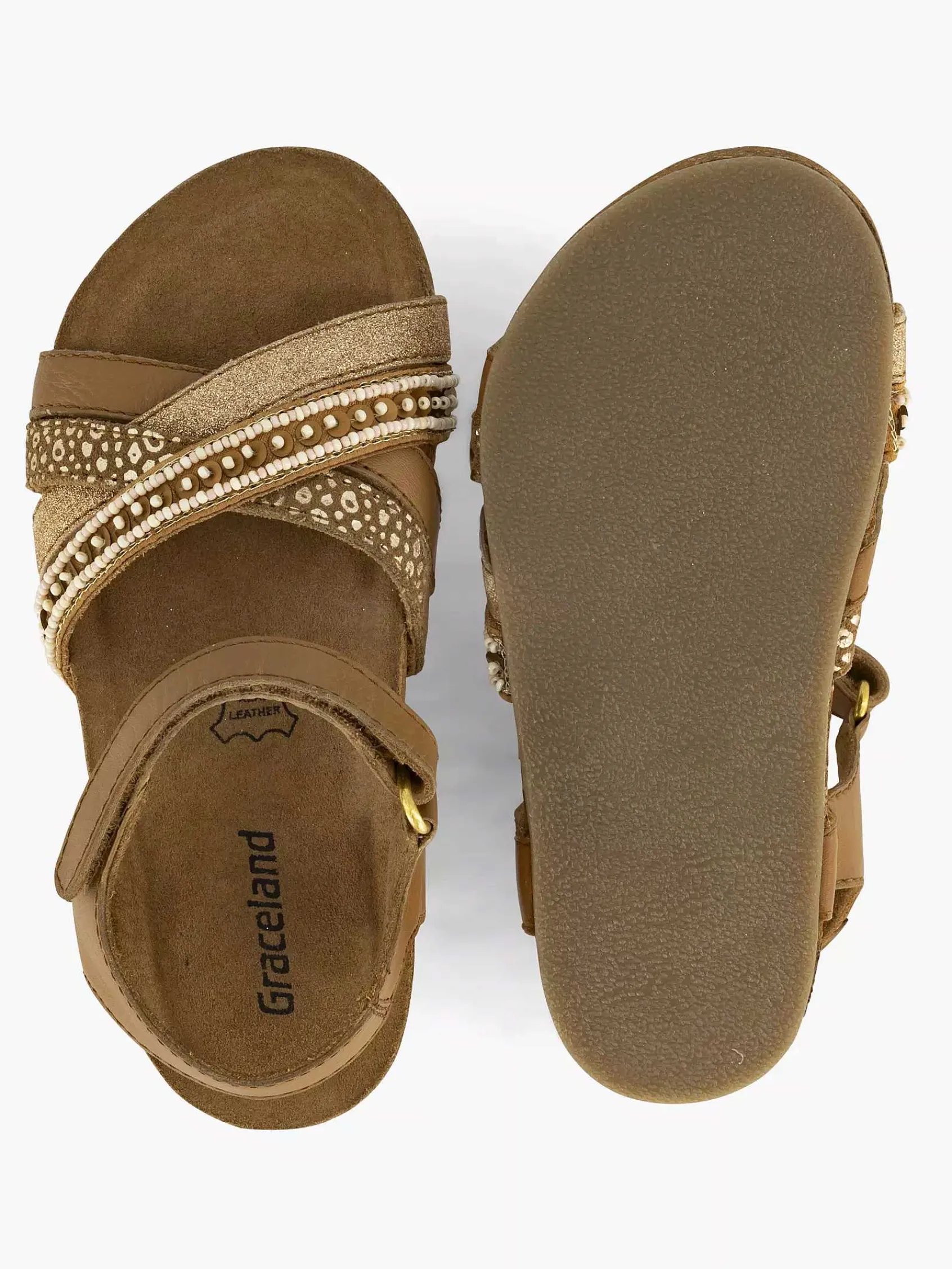 Babyschoenen|Graceland Bronskleurige Sandaal