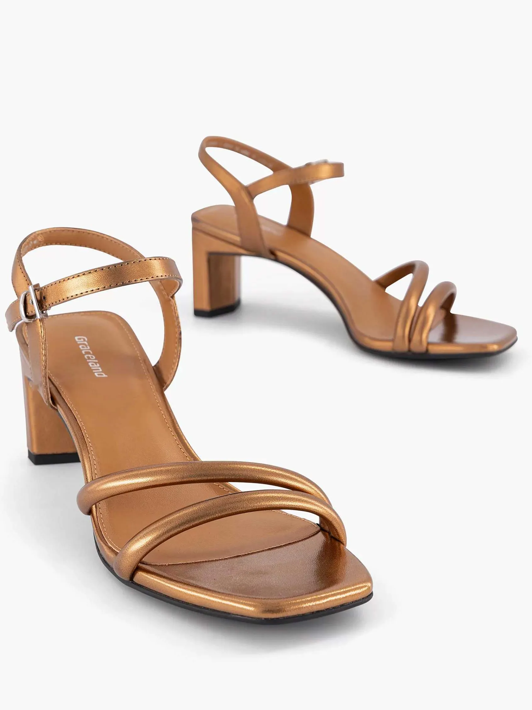 Sandalen|Graceland Bronze Sandalette