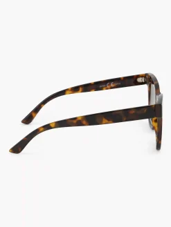 Online Exclusive Accessoires|Graceland Bruine Cat Eye Zonnebril Print
