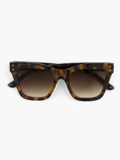 Online Exclusive Accessoires|Graceland Bruine Cat Eye Zonnebril Print