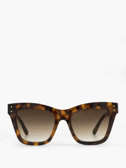 Online Exclusive Accessoires|Graceland Bruine Cat Eye Zonnebril Print
