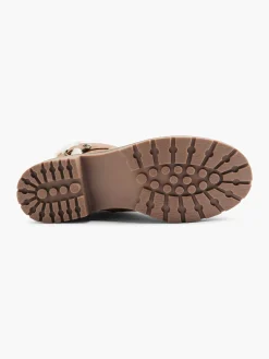 Enkellaarzen & Boots|Landrover Bruine Enkelboot Gevoerd
