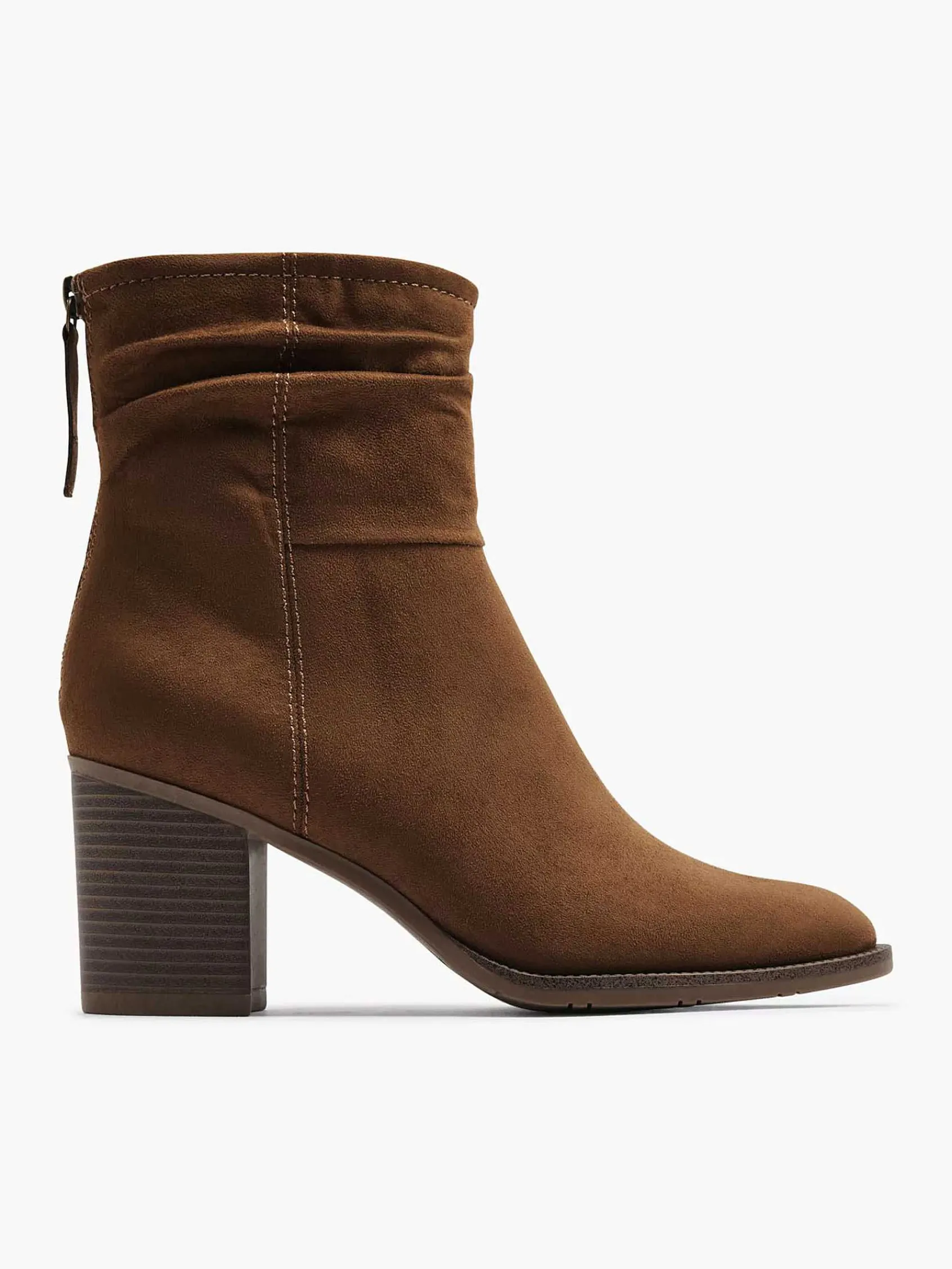 Enkellaarzen & Boots|Graceland Bruine Enkellaars Hak