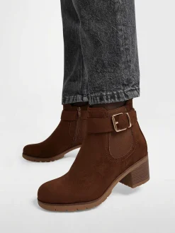 Enkellaarzen & Boots|Graceland Bruine Enkellaars Siergesp
