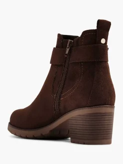 Enkellaarzen & Boots|Graceland Bruine Enkellaars Siergesp
