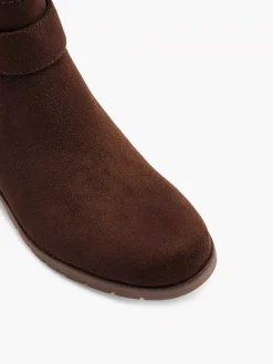 Enkellaarzen & Boots|Graceland Bruine Enkellaars Siergesp