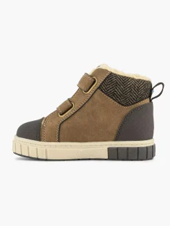 Jongensschoenen|Vty Bruine Hoge Sneaker