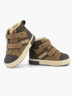 Jongensschoenen|Vty Bruine Hoge Sneaker