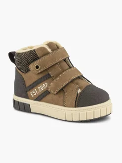 Jongensschoenen|Vty Bruine Hoge Sneaker