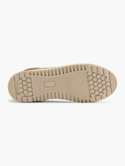 Jongensschoenen|Vty Bruine Hoge Sneaker