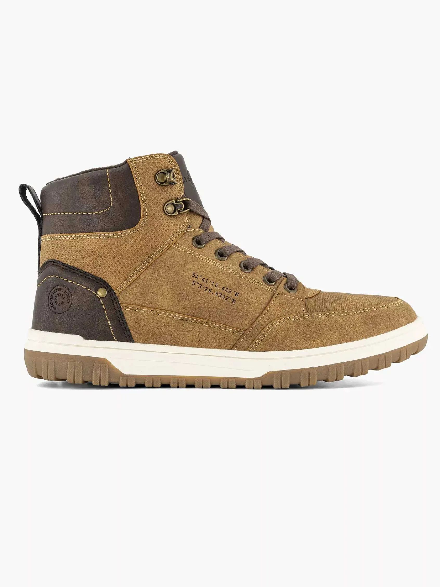 Sneakers|Memphis One Bruine Hoge Sneaker
