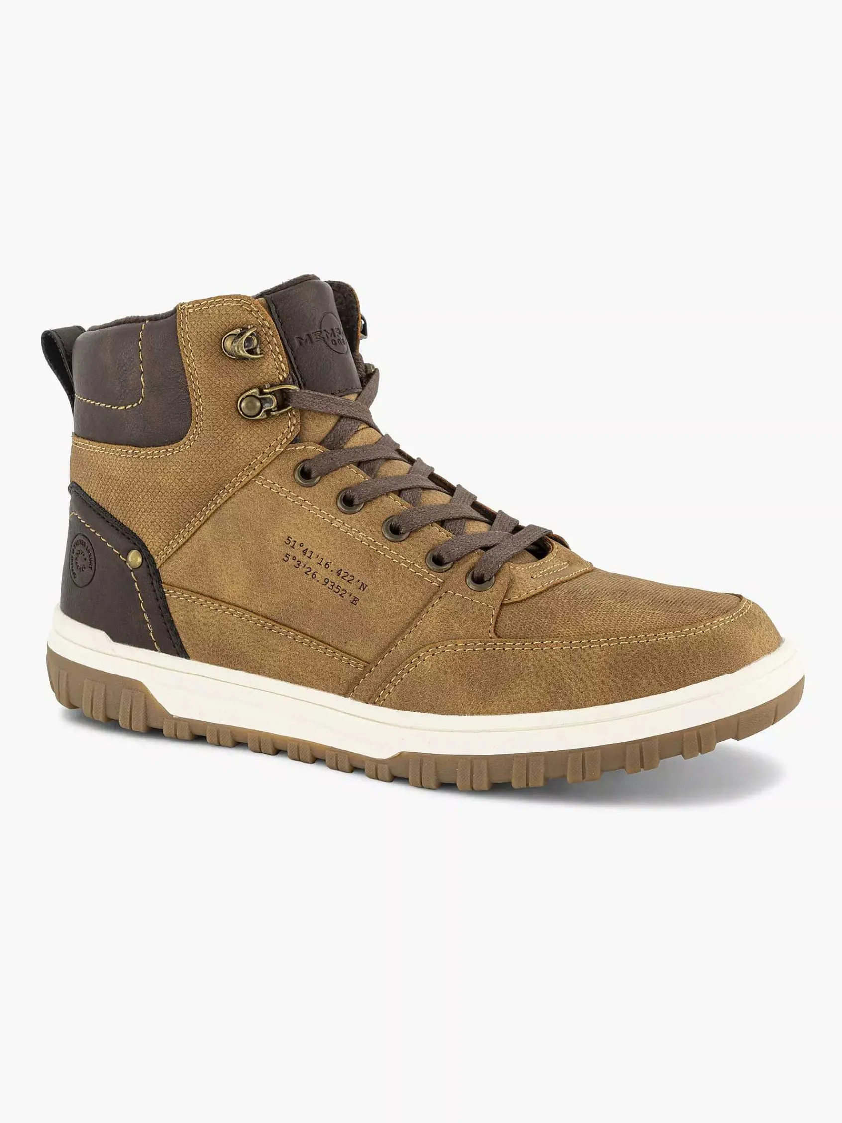 Sneakers|Memphis One Bruine Hoge Sneaker