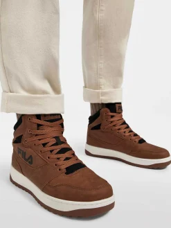 Sneakers|FILA Bruine Hoge Sneaker