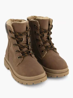Jongensschoenen|Vty Bruine Hoge Veterboot