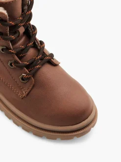 Jongensschoenen|Vty Bruine Hoge Veterboot