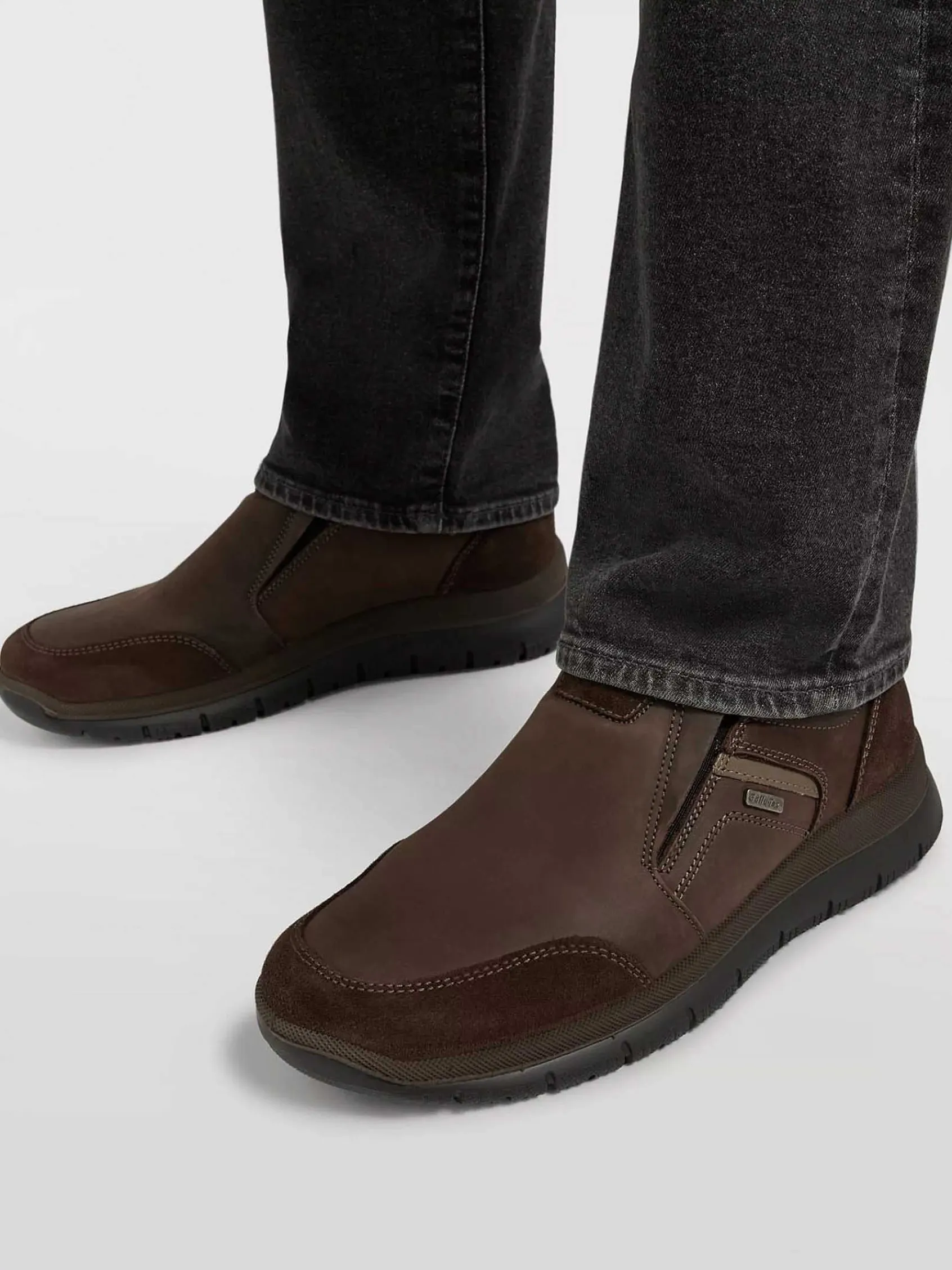Geklede Schoenen|Gallus Bruine Leren Instapper