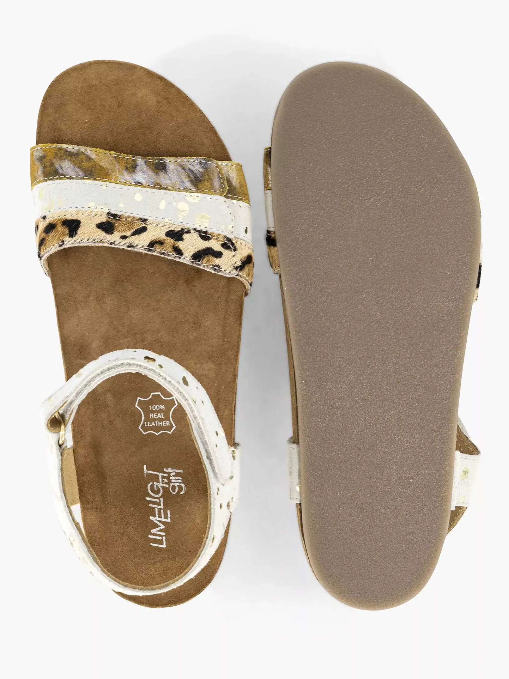 Jongensschoenen|Limelight girl Bruine Leren Sandaal