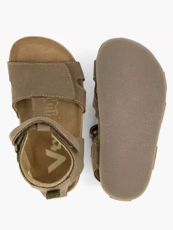 Jongensschoenen|Vty Bruine Leren Sandaal