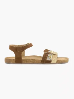Jongensschoenen|Limelight girl Bruine Leren Sandaal