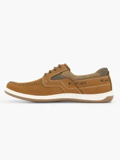Geklede Schoenen|Gallus Bruine Leren Veterschoen