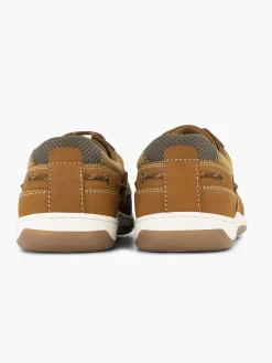 Geklede Schoenen|Gallus Bruine Leren Veterschoen