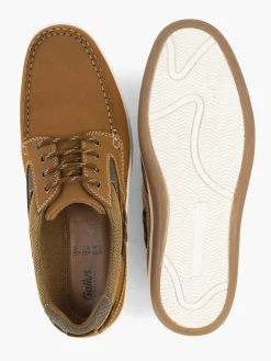 Geklede Schoenen|Gallus Bruine Leren Veterschoen